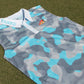 18-Sky Blue Camo Sleeveless Polo