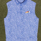 14-Blue Paisley Sleeveless Polo